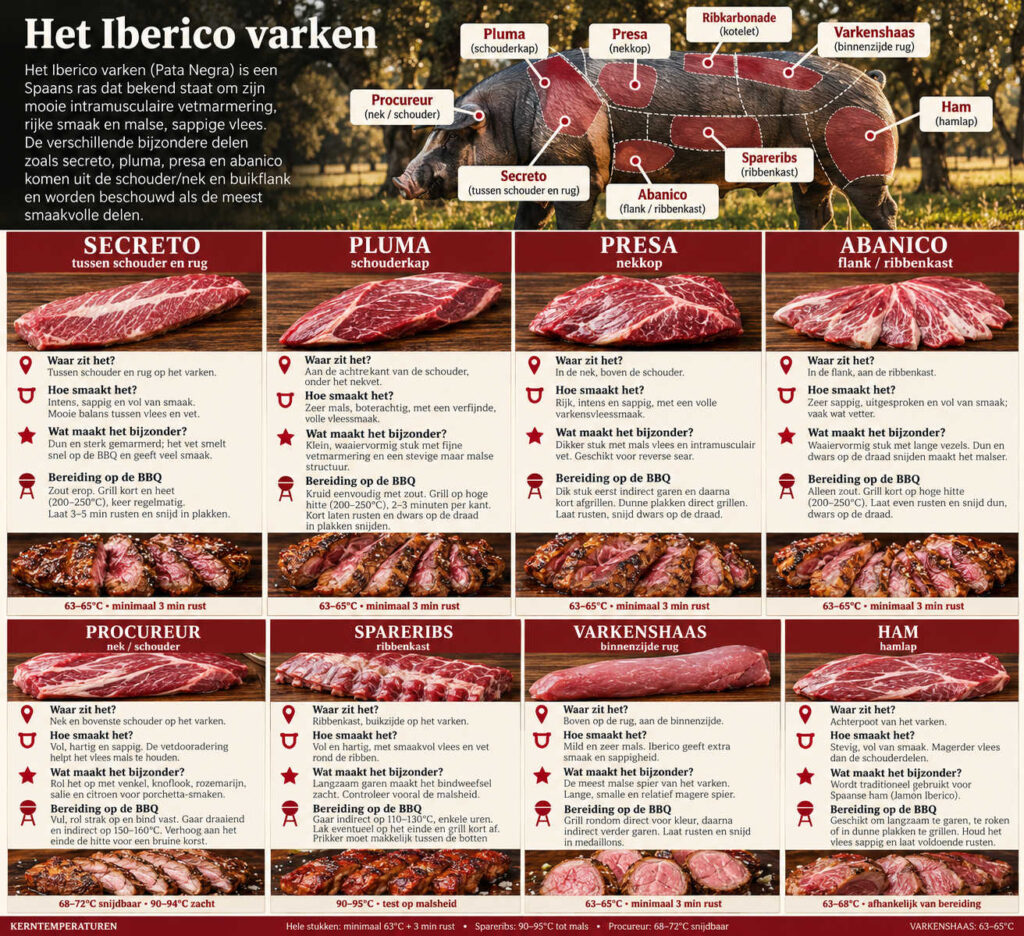 Iberico varken uitgelegd