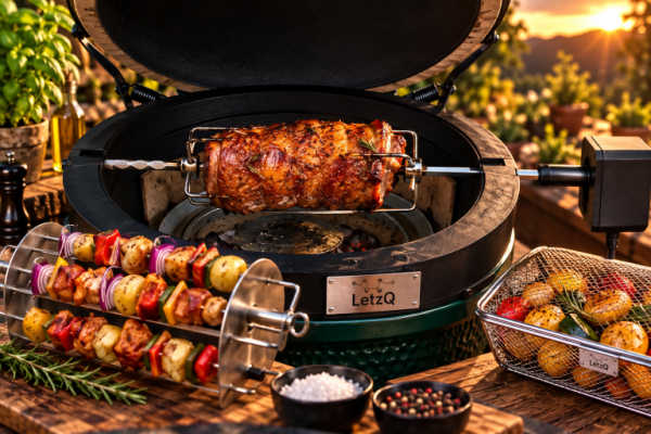 Gebruik SPIT op de kamado